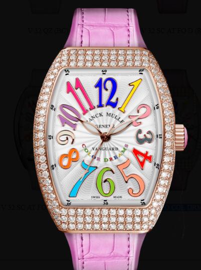 Franck Muller Vanguard Lady Classic Replica Watch Cheap Price V 32 SC AT FO COL DRM D (RS) 5N